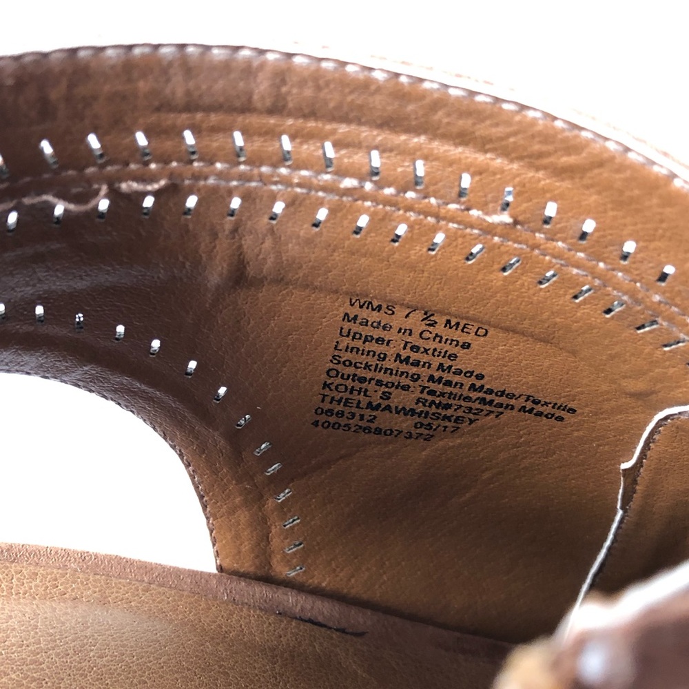 😍 Western Style Peep Toe Ankle Boots - Picture 8 of 10